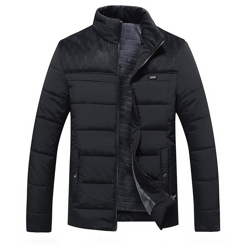 Boss | Luxe gevoerde fleece jas voor mannen in de kleur Zwart voor heren in Outdoor stijl ideaal voor de winter