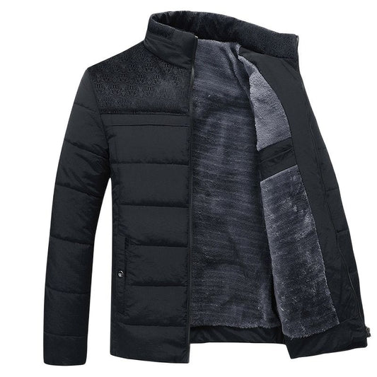Boss | Luxe gevoerde fleece jas voor mannen in de kleur Zwart voor heren in Outdoor stijl ideaal voor de winter