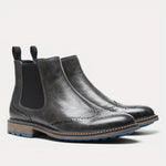 Chelsea boots met brogue detailing