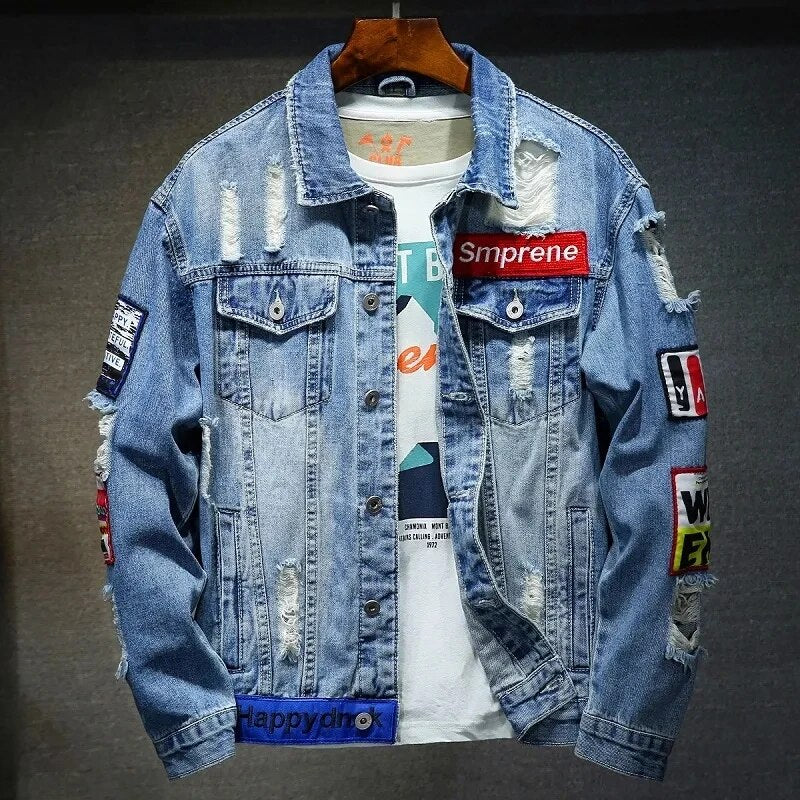 Bramus | Denim cowboy jas voor heren in de kleur Blauw voor heren in Heritage stijl ideaal voor de herfst.
