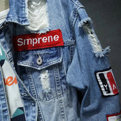 Bramus | Denim cowboy jacket for men