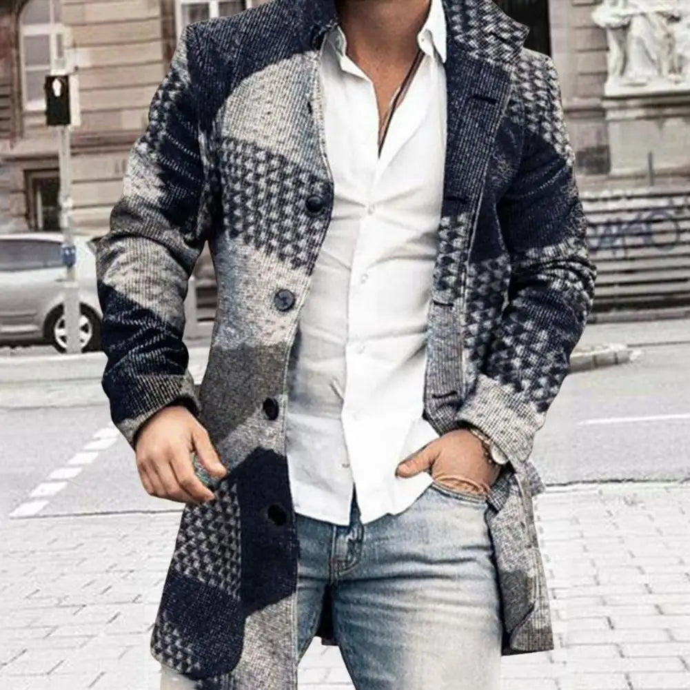 Brett | Stijlvolle herenjas in de kleur Marineblauw voor heren in stijl ideaal voor de winter