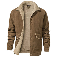 Parka met shearling-kraag