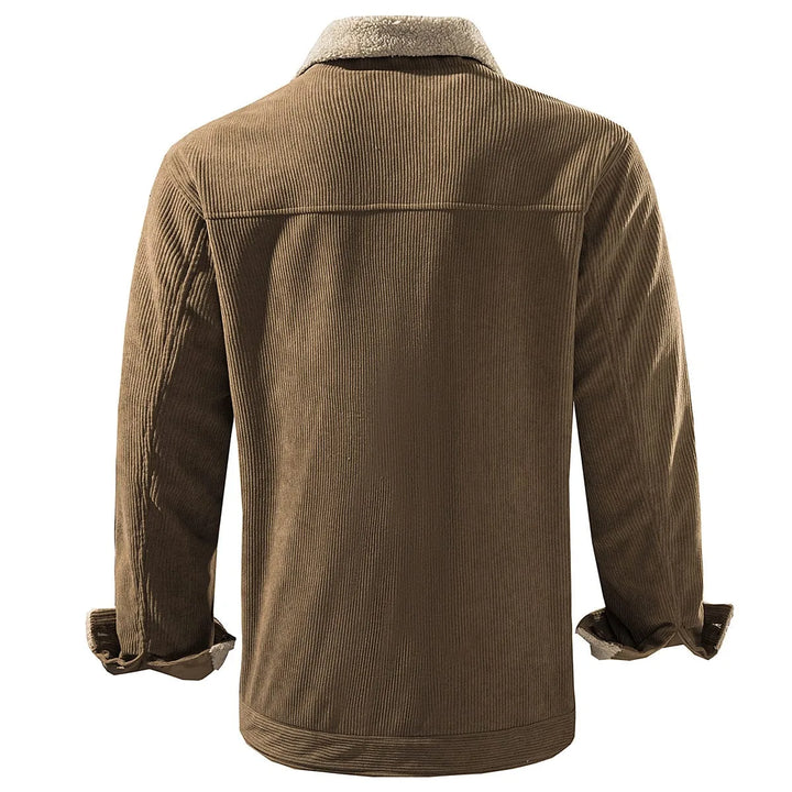 Parka met shearling-kraag