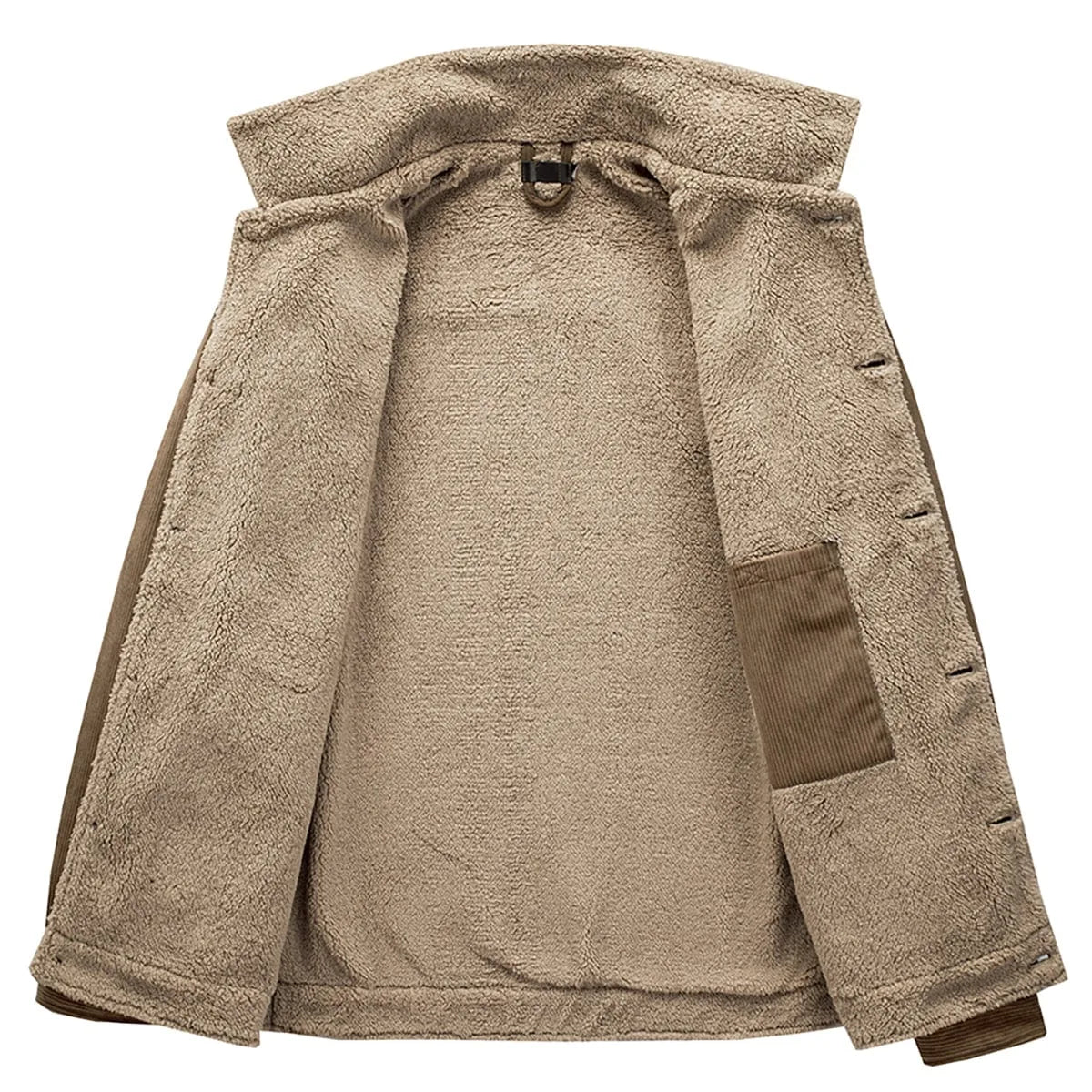 Parka met shearling-kraag