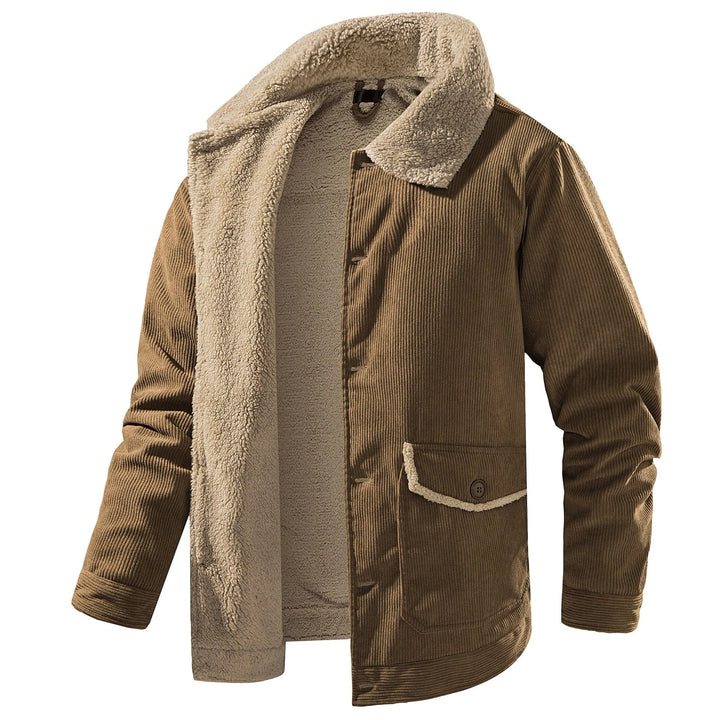 Parka met shearling-kraag