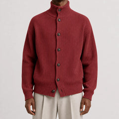 Cardigan met roll neck