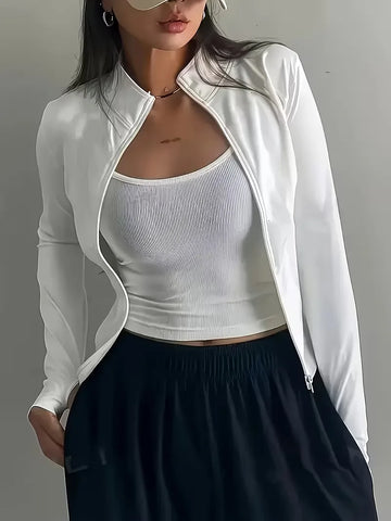 Sporttop met lange mouwen