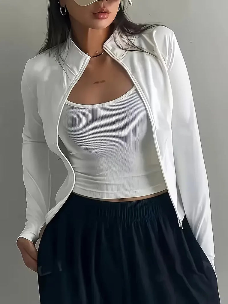 Sporttop met lange mouwen