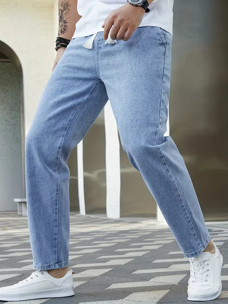 Joggers met elastische tailleband