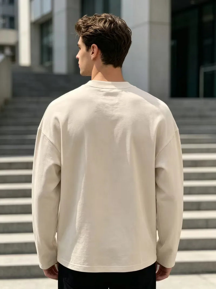 Longsleeve met crew neckline