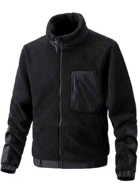 Bomberjack met fleece materiaal
