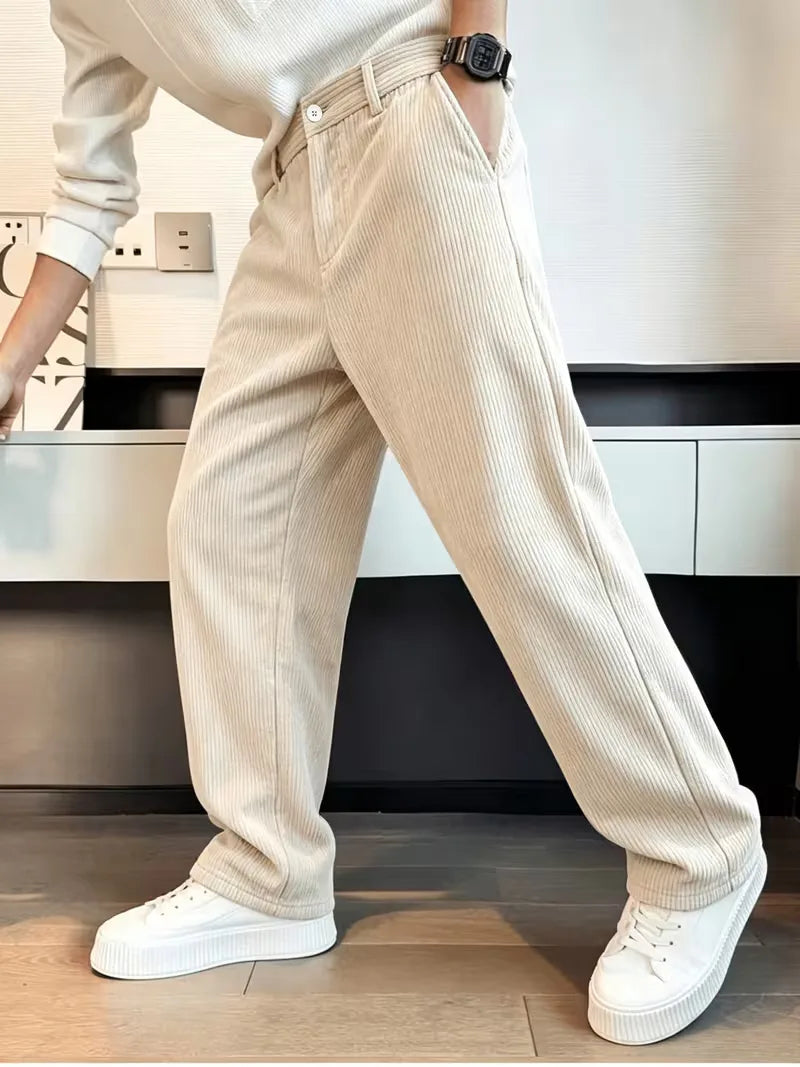 Pantalons corduroy straight leg