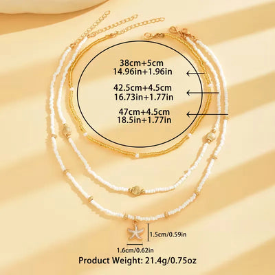 Ketting met schelp en ster