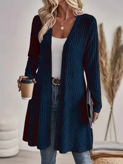 Zwarte cardigan met V-hals