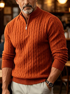 Kabeltrui met half-zip