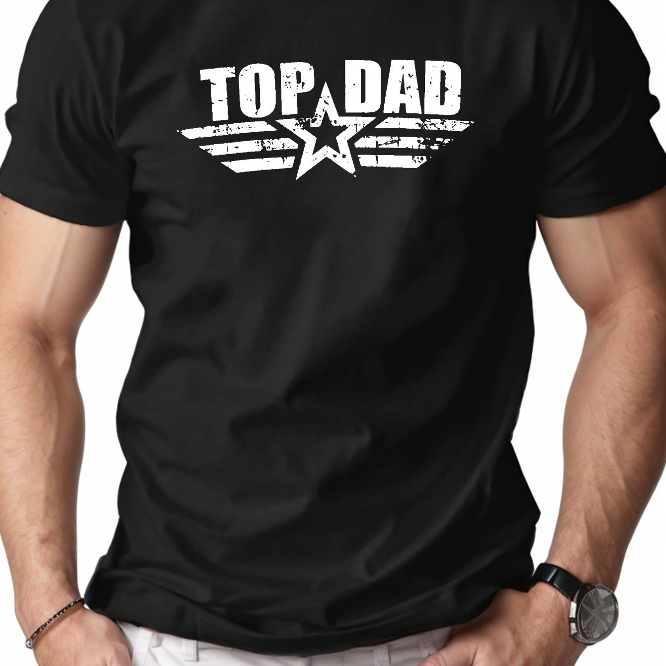 Comfortabel Heren Katoenen T-shirt | Korte Mouw en Digitale Print