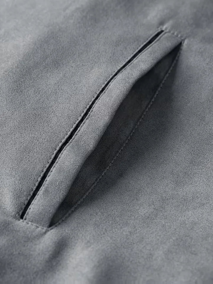 Puffer jacket met plush lining