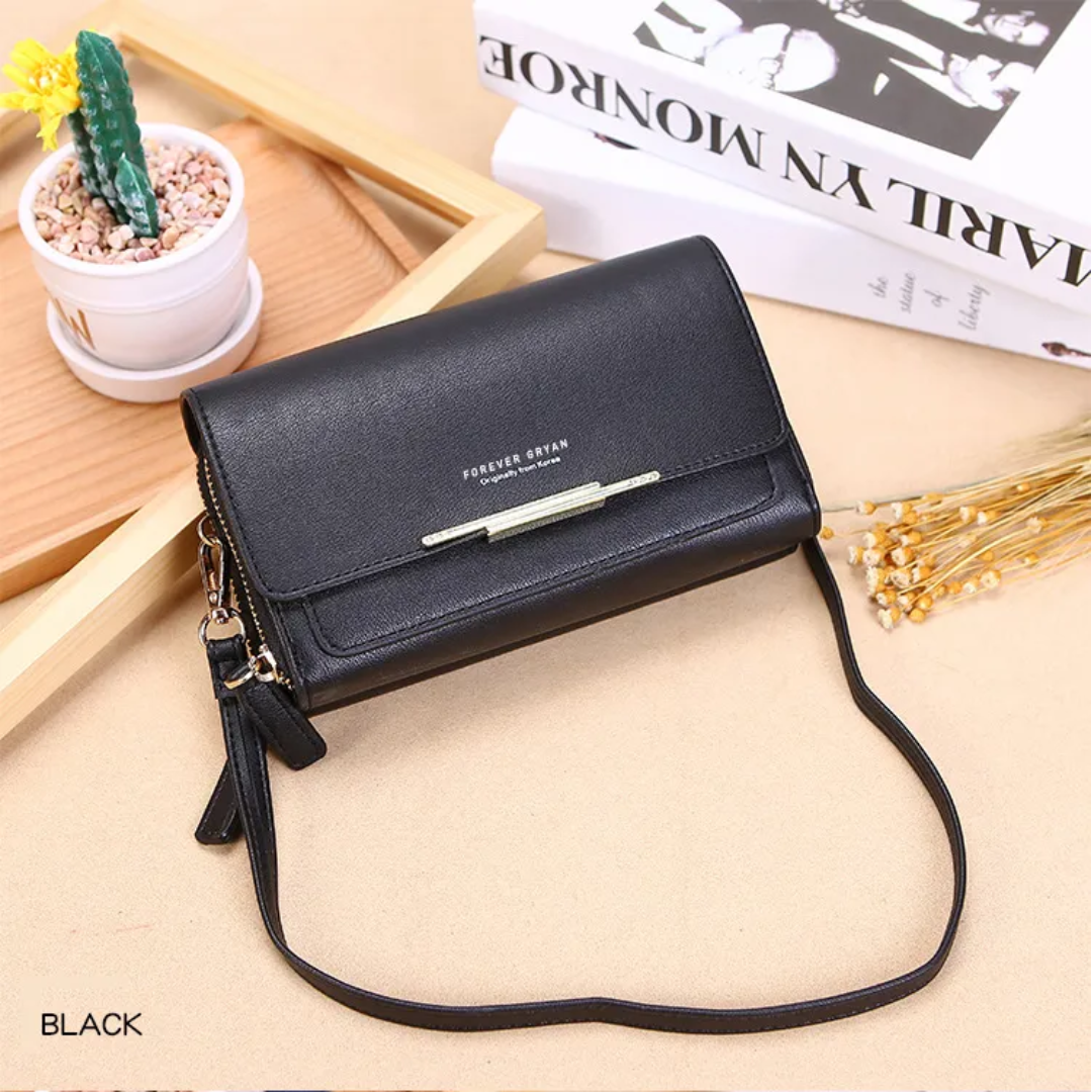 Cara Crossbody Tas | Multifunctioneel & Stijlvol in de kleur Zwart voor dames in stijl geschikt voor alle seizoenen.