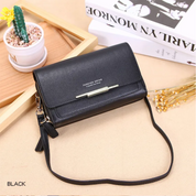 Cara Crossbody Tas | Multifunctioneel & Stijlvol in de kleur Zwart voor dames in stijl geschikt voor alle seizoenen.