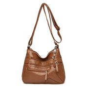Carly Messenger Tas | Praktisch & vintage in de kleur Bruin voor dames in stijl geschikt voor alle seizoenen.