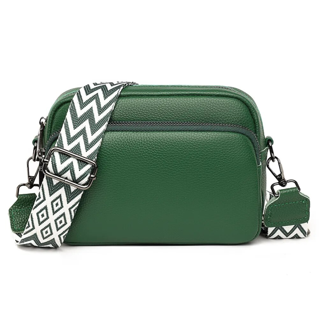 Carrie Messenger Tas | Strak & Stijlvol in de kleur Groen voor dames in stijl geschikt voor alle seizoenen.