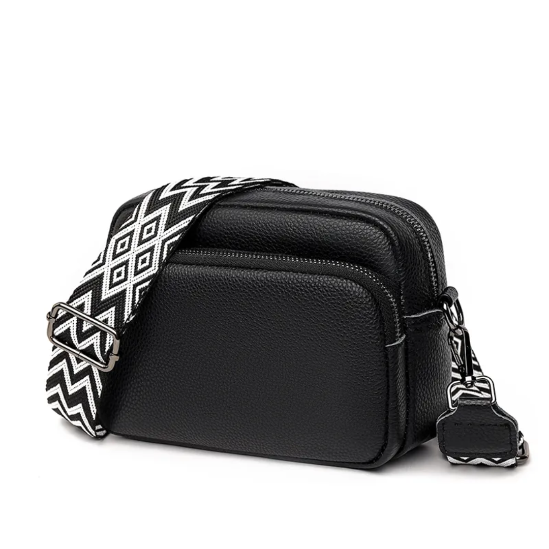 Carrie Messenger Tas | Strak & Stijlvol in de kleur Zwart voor dames in stijl geschikt voor alle seizoenen.