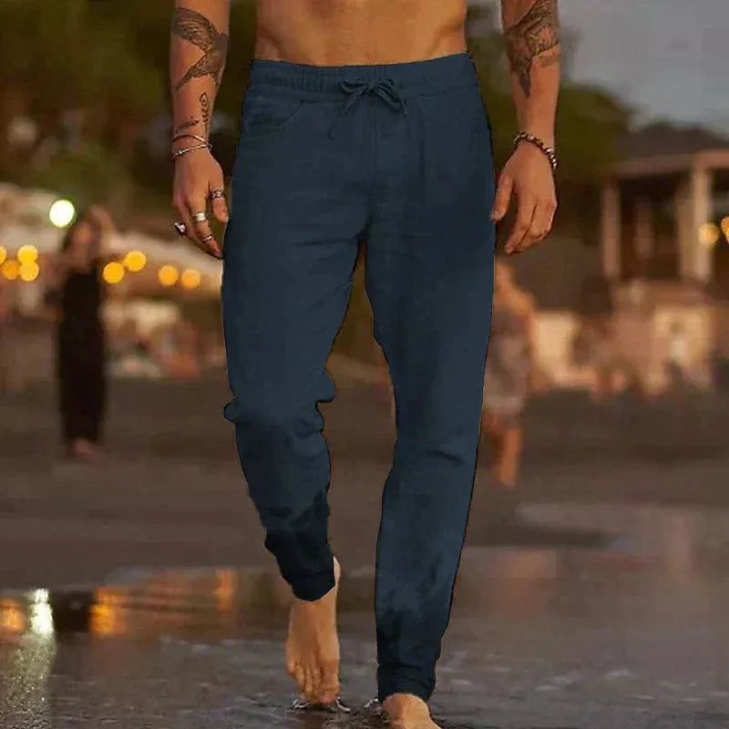 Joggers met drawstring taille