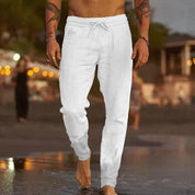 Stijlvolle Casual Linnen Broek voor Heren