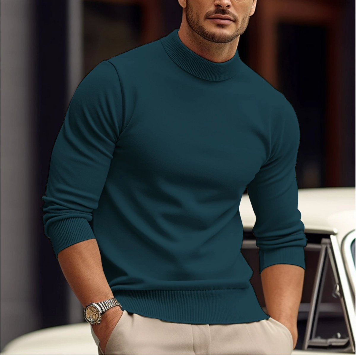Cas | Stijlvolle Heren Sweater - Comfort en Elegantie