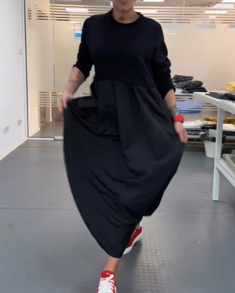 casual-lange-zwarte-a-lijn-jurk-zwart-deqalli.jpg