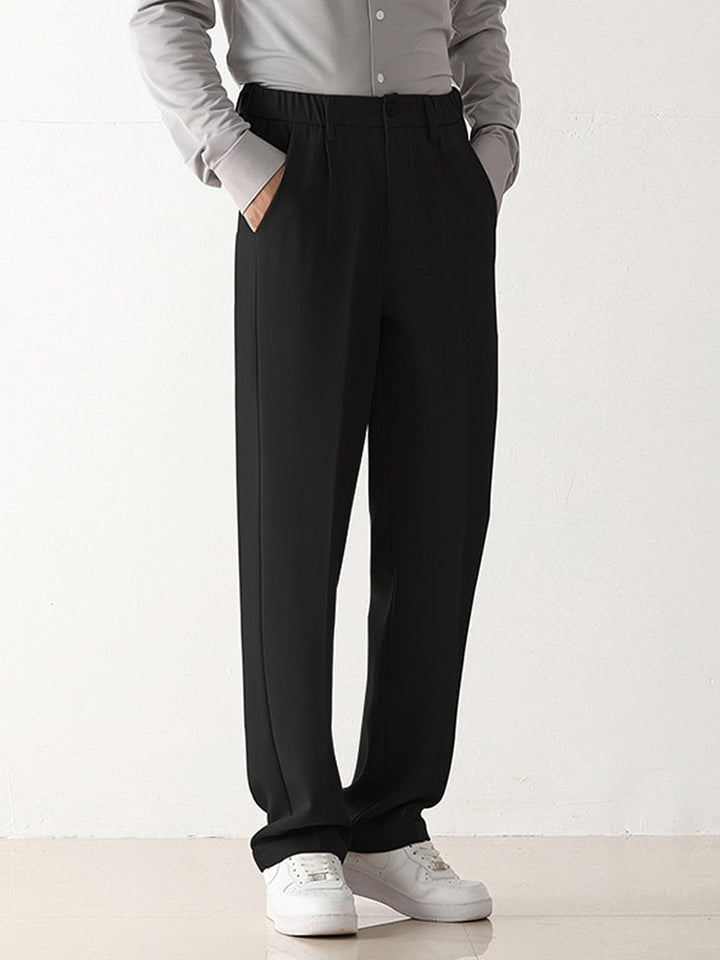 Franco | Casual Trousers in de kleur Khaki voor heren in stijl geschikt voor alle seizoenen.
