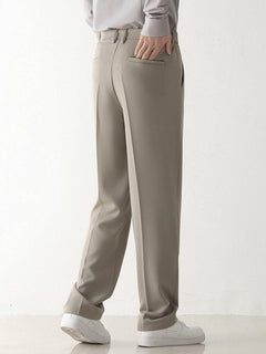 Franco | Casual Trousers in de kleur Khaki voor heren in stijl geschikt voor alle seizoenen.