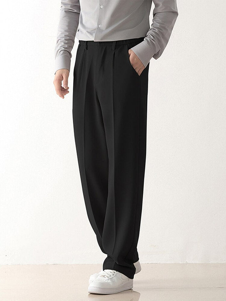 Franco | Casual Trousers in de kleur Zwart voor heren in stijl geschikt voor alle seizoenen.