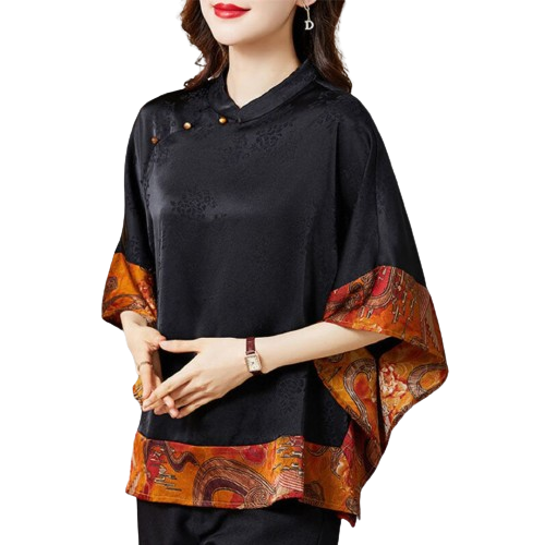 Chryssi | Fris en fruitig zomerjurkje in de kleur Zwart voor dames in stijl ideaal voor de lente.