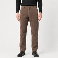 Pantalons straight leg corduroy