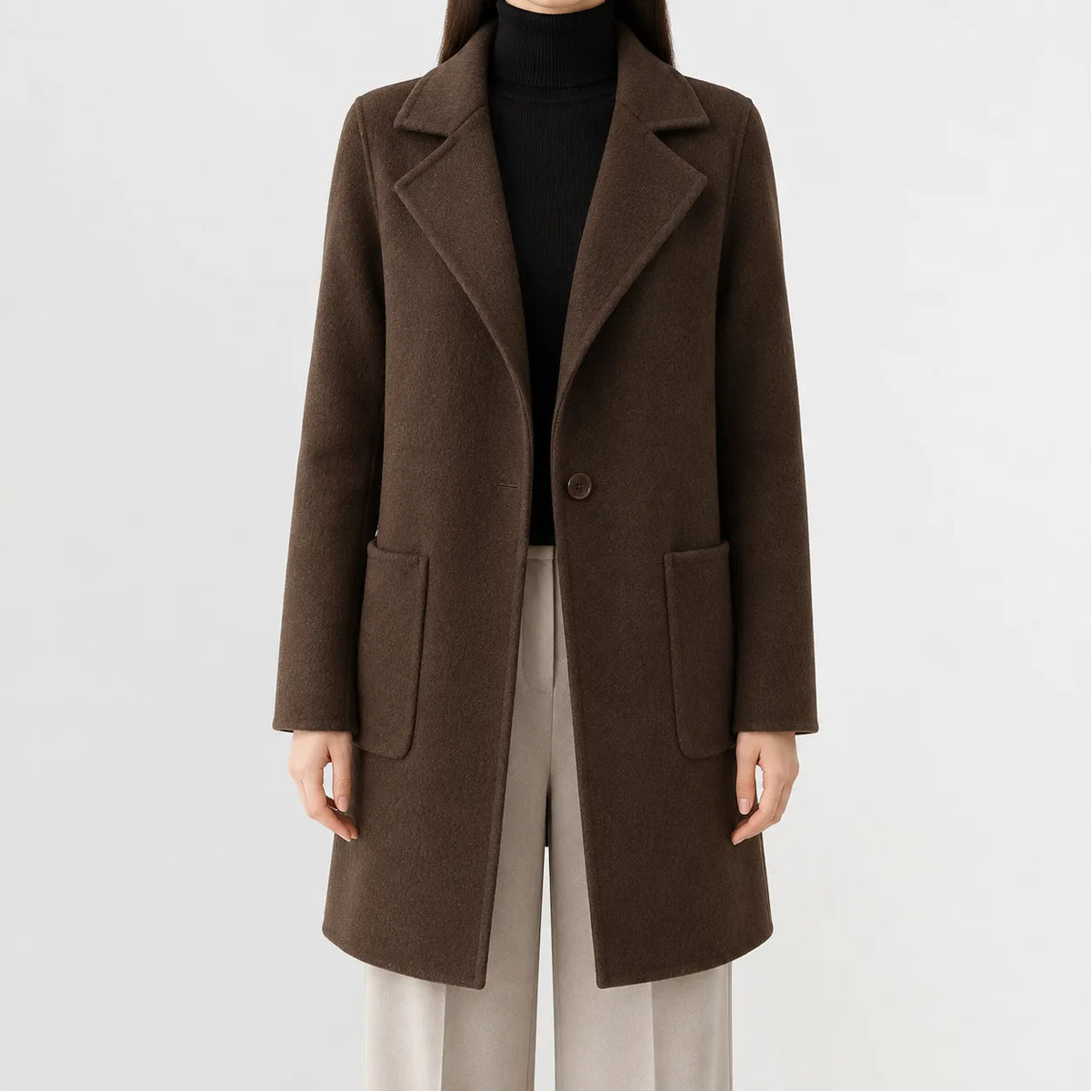 Trenchcoat met notched lapel