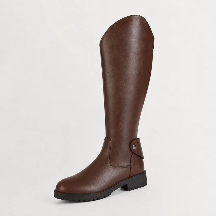 Knee-high laarzen met blokhak