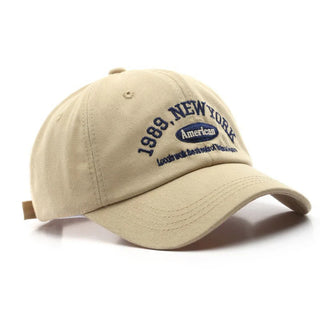 Collin | Stijlvolle New York pet in de kleur Beige voor heren in stijl geschikt voor alle seizoenen.