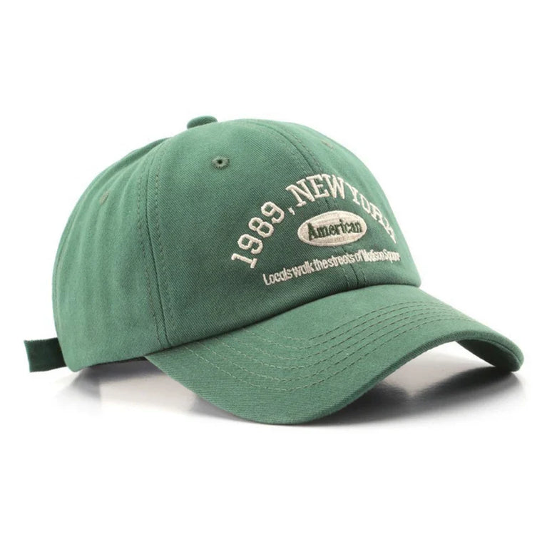 Collin | Stijlvolle New York pet in de kleur Groen voor heren in stijl geschikt voor alle seizoenen.