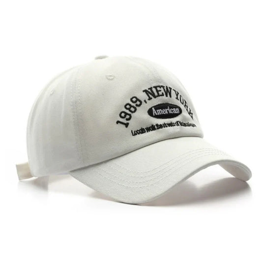 Collin | Stijlvolle New York pet in de kleur Wit voor heren in stijl geschikt voor alle seizoenen.