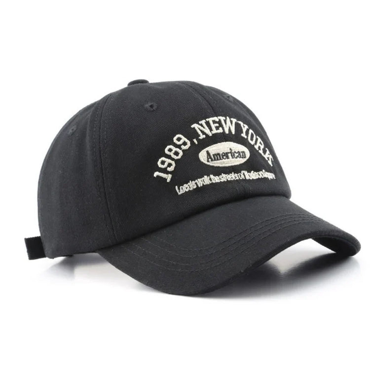 Collin | Stijlvolle New York pet in de kleur Zwart voor heren in stijl geschikt voor alle seizoenen.