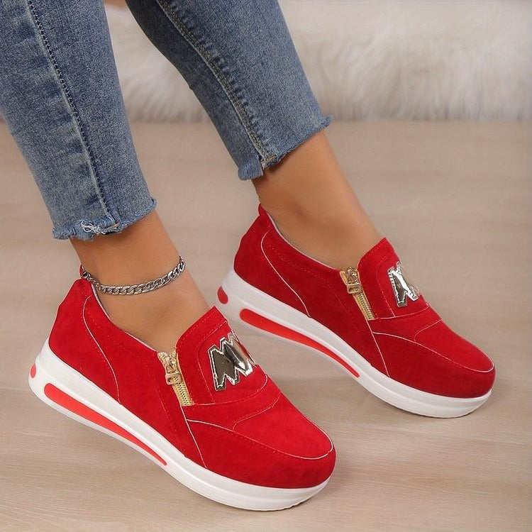 Comfortabele Mode Schoenen in de kleur Rood voor dames in stijl ideaal voor de lente.