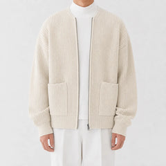 Cardigan met funnel neck