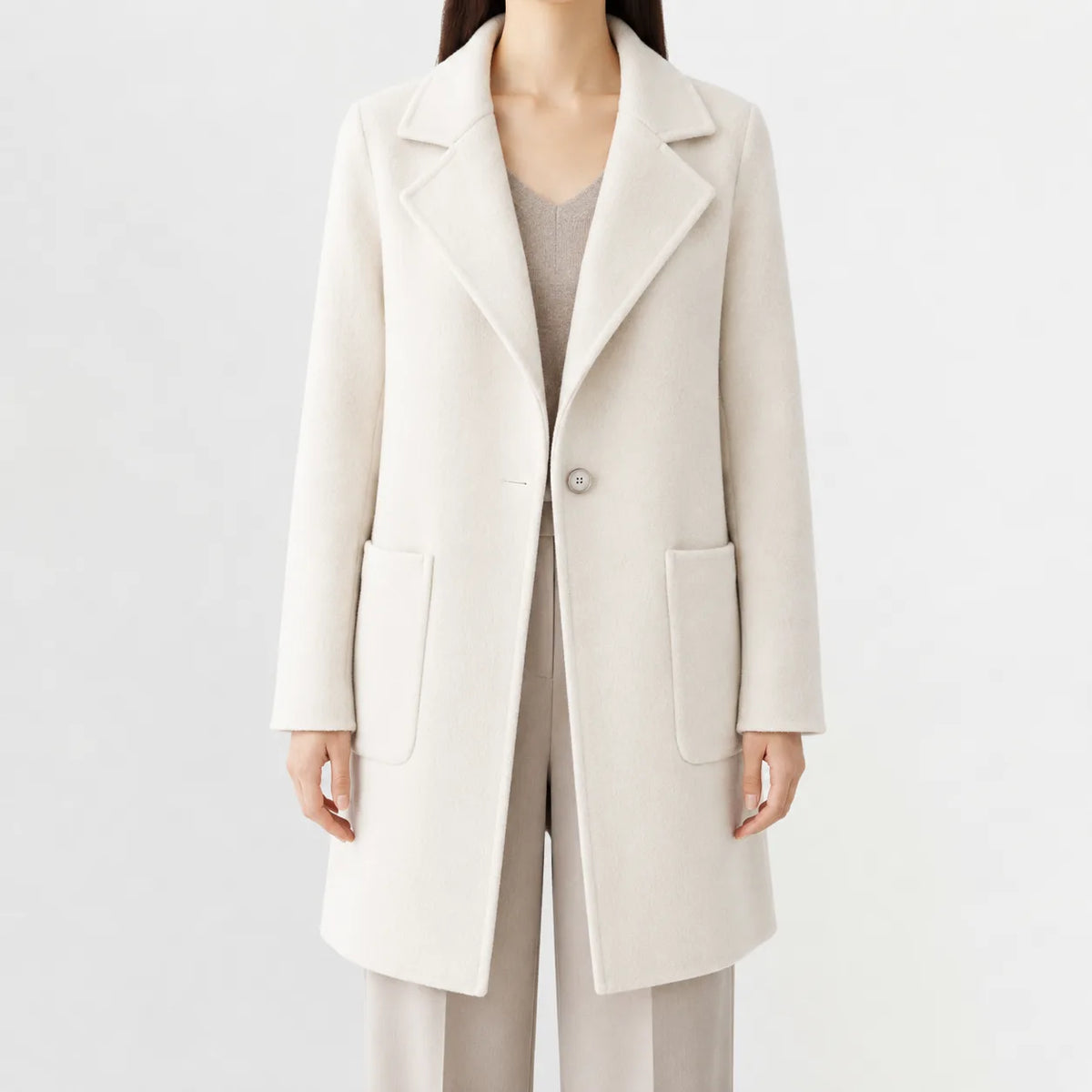 Trenchcoat met notched lapel