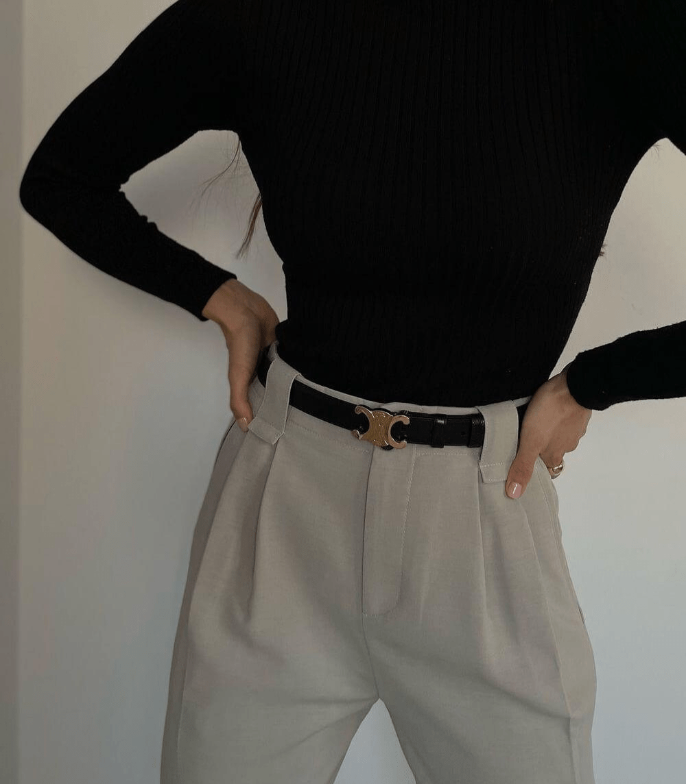 Femke | Stijlvolle Riem Met Gouden Accent