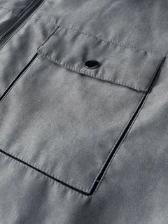 Puffer jacket met plush lining