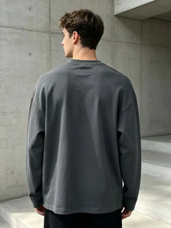 Longsleeve met crew neckline