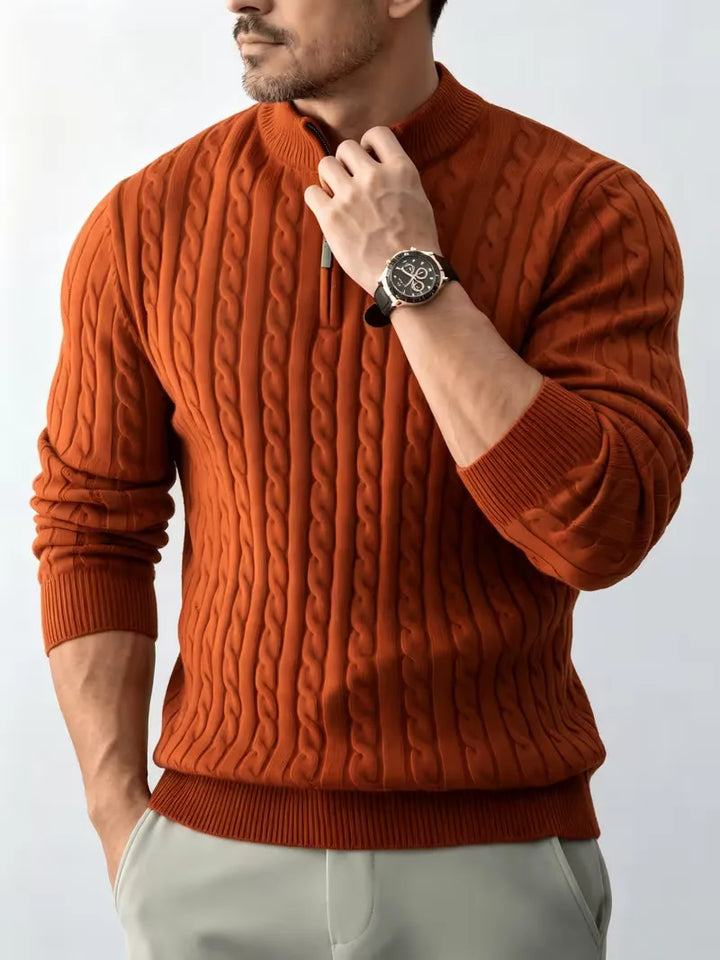 Kabeltrui met half-zip