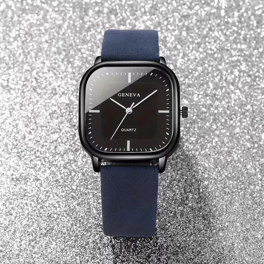 Analoge horloge met vierkante wijzerplaat